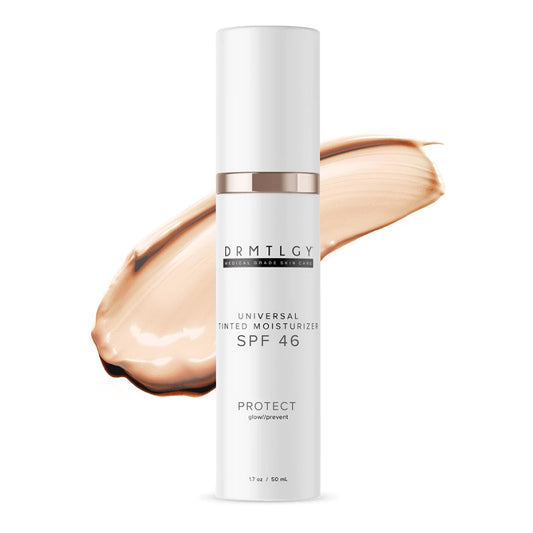DRMTLGY Makeup Minimalist Duo SPF Bundle - Fair: Luminous Eye Corrector SPF 41 Fair & Anti-Aging Tinted Moisturizer with SPF 46