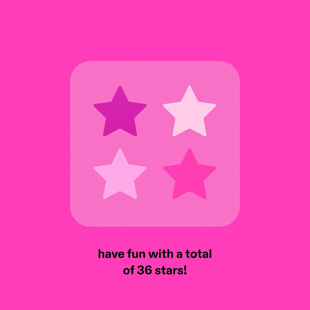Starface HydroStar Pink Hydrocolloid Star-Shaped Pimple Patch Refill, 36 ct