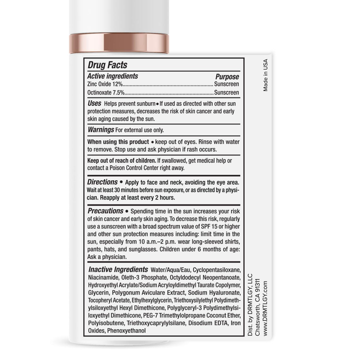 DRMTLGY Makeup Minimalist Duo SPF Bundle - Fair: Luminous Eye Corrector SPF 41 Fair & Anti-Aging Tinted Moisturizer with SPF 46