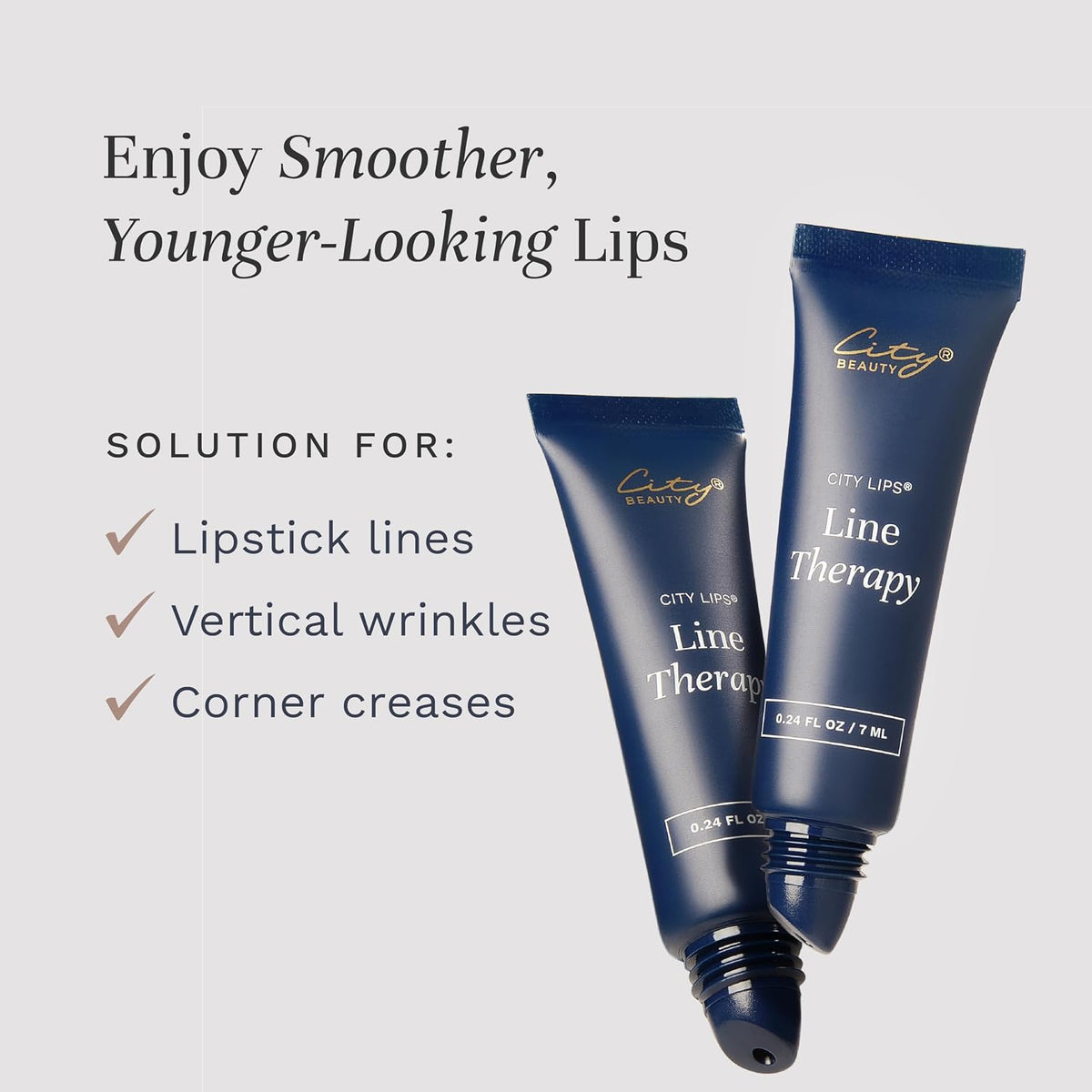 City Beauty Lip Fix + Bundle - Gloss, Night Oil & Line Therapy Trio