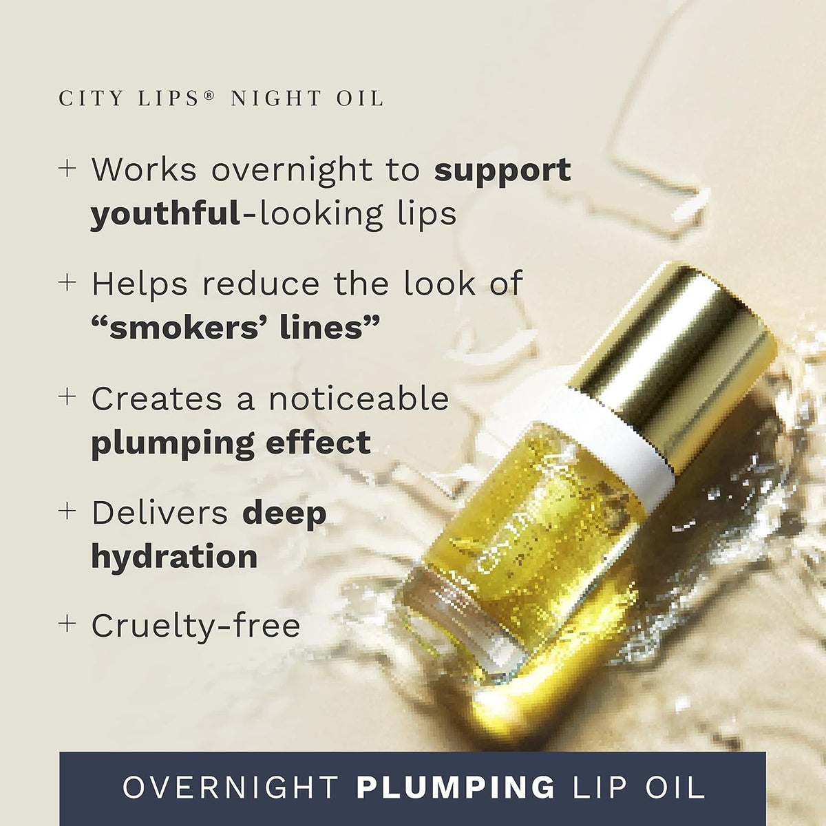 City Beauty Lip Fix + Bundle - Gloss, Night Oil & Line Therapy Trio