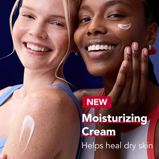 Aquaphor Moisturizing Face and Body Cream with Hyaluronic Acid, 16 OZ